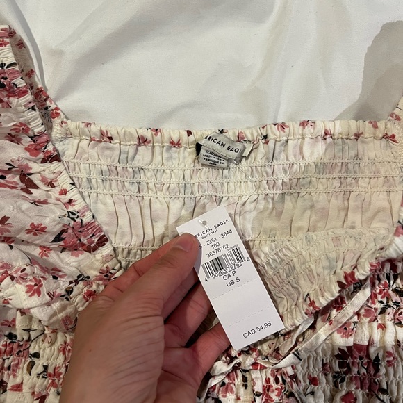 American Eagle Floral cropped longsleeve - Picture 5 of 6